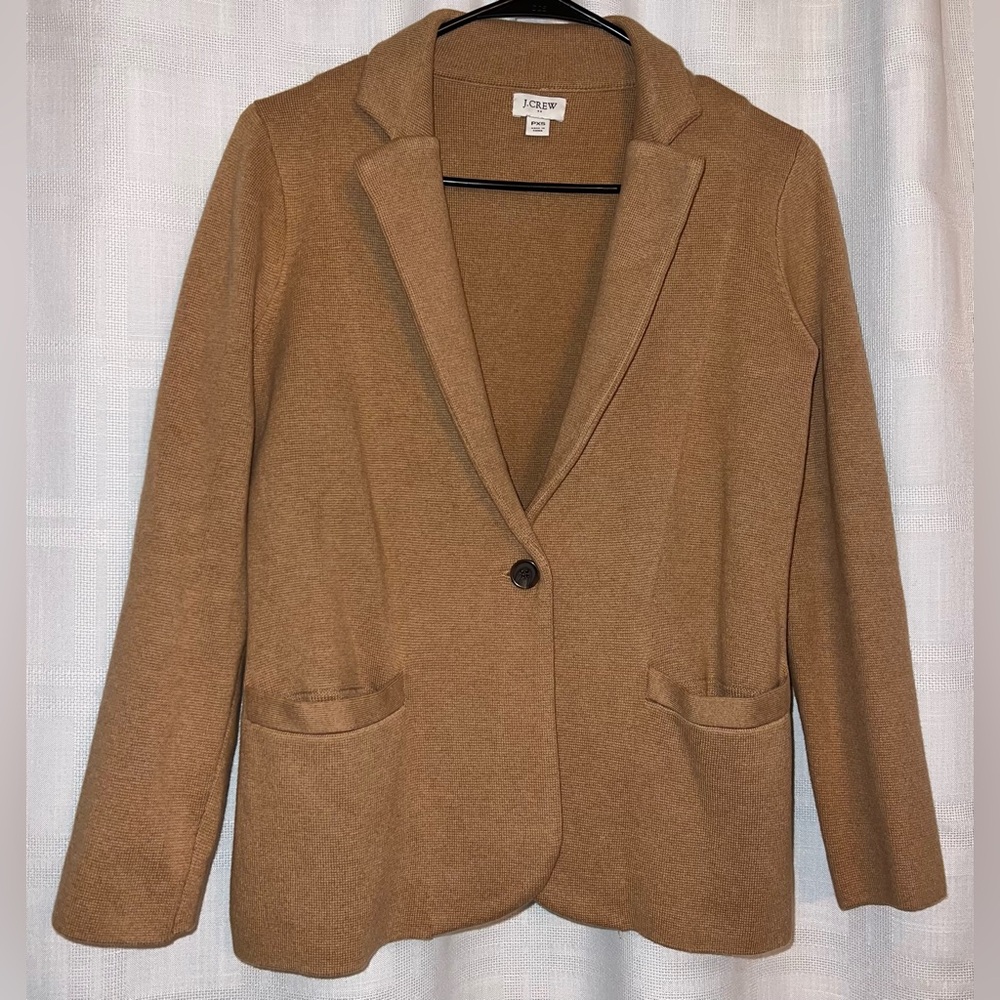 J. Crew Women's Camel Blazer XS Petite (NEVER WORN)